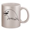 11oz Metallic Silver Mug Thumbnail