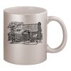 11oz Metallic Silver Mug Thumbnail