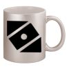 11oz Metallic Silver Mug Thumbnail