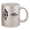 11oz Metallic Silver Mug Thumbnail