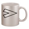 11oz Metallic Silver Mug Thumbnail