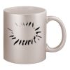 11oz Metallic Silver Mug Thumbnail