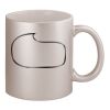 11oz Metallic Silver Mug Thumbnail