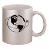 11oz Metallic Silver Mug Thumbnail