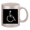 11oz Metallic Silver Mug Thumbnail