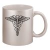11oz Metallic Silver Mug Thumbnail