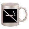 11oz Metallic Silver Mug Thumbnail