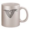 11oz Metallic Silver Mug Thumbnail
