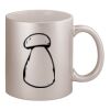 11oz Metallic Silver Mug Thumbnail