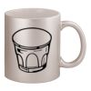 11oz Metallic Silver Mug Thumbnail