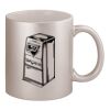 11oz Metallic Silver Mug Thumbnail