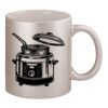 11oz Metallic Silver Mug Thumbnail