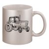 11oz Metallic Silver Mug Thumbnail