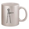 11oz Metallic Silver Mug Thumbnail