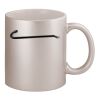 11oz Metallic Silver Mug Thumbnail