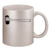 11oz Metallic Silver Mug Thumbnail