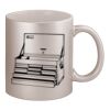 11oz Metallic Silver Mug Thumbnail