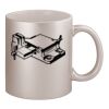 11oz Metallic Silver Mug Thumbnail