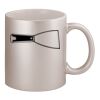 11oz Metallic Silver Mug Thumbnail