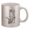11oz Metallic Silver Mug Thumbnail