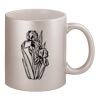 11oz Metallic Silver Mug Thumbnail