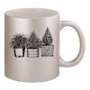 11oz Metallic Silver Mug Thumbnail