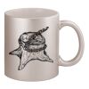 11oz Metallic Silver Mug Thumbnail