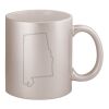 11oz Metallic Silver Mug Thumbnail