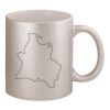 11oz Metallic Silver Mug Thumbnail