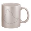 11oz Metallic Silver Mug Thumbnail