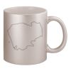 11oz Metallic Silver Mug Thumbnail
