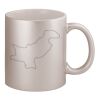 11oz Metallic Silver Mug Thumbnail