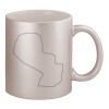 11oz Metallic Silver Mug Thumbnail
