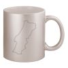 11oz Metallic Silver Mug Thumbnail
