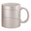 11oz Metallic Silver Mug Thumbnail