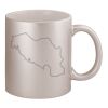 11oz Metallic Silver Mug Thumbnail