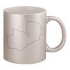 11oz Metallic Silver Mug Thumbnail