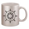 11oz Metallic Silver Mug Thumbnail