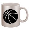 11oz Metallic Silver Mug Thumbnail