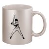 11oz Metallic Silver Mug Thumbnail
