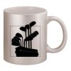 11oz Metallic Silver Mug Thumbnail