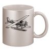 11oz Metallic Silver Mug Thumbnail