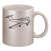 11oz Metallic Silver Mug Thumbnail