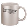 11oz Metallic Silver Mug Thumbnail
