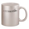 11oz Metallic Silver Mug Thumbnail