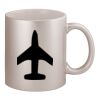 11oz Metallic Silver Mug Thumbnail