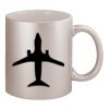 11oz Metallic Silver Mug Thumbnail