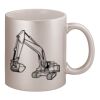 11oz Metallic Silver Mug Thumbnail