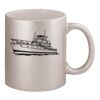 11oz Metallic Silver Mug Thumbnail