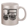 11oz Metallic Silver Mug Thumbnail